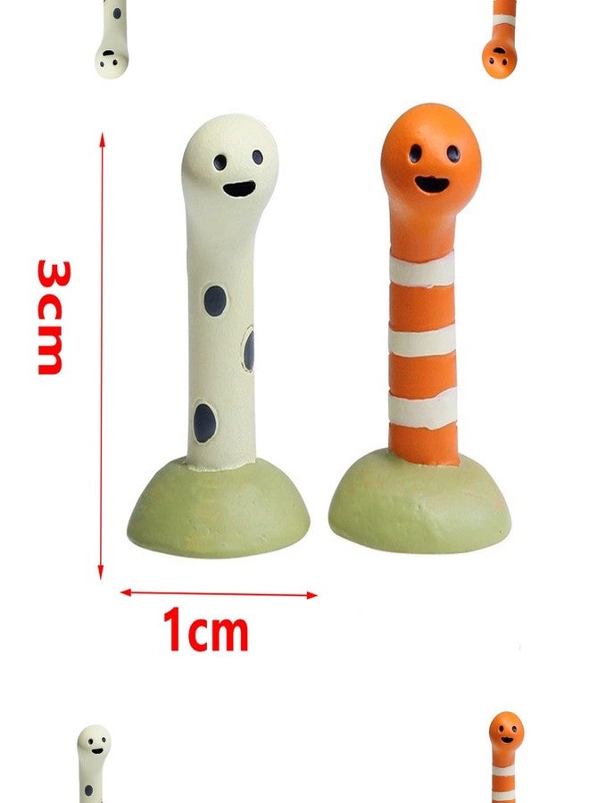 Pmeixcy 2 PCS Fish Tank Accessories,Mini Aquarium Ornaments,Cute Resin Creative Submerged Moray EEL Aquarium Decoration Fish Tank Landscape Decoration for Freshwater Saltwater. - Image 2